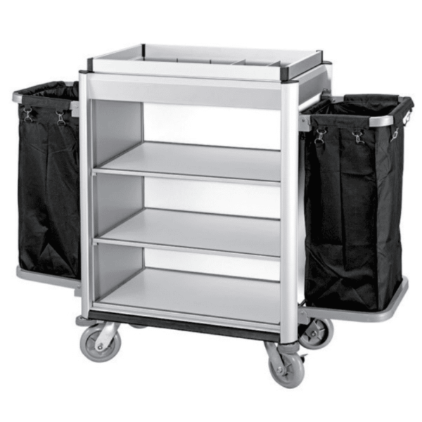 Aluminum Housekeeping Cart — 001(3)