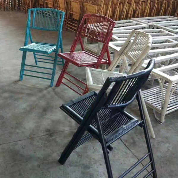 bamboo folding chair