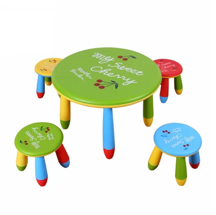 Colorful Stool Chair Kid's Set