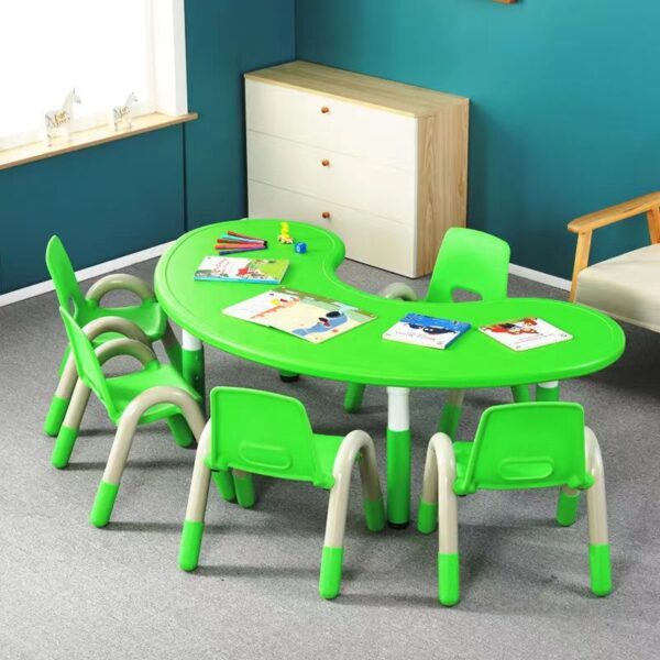 Adjustable Group Work Classroom Table