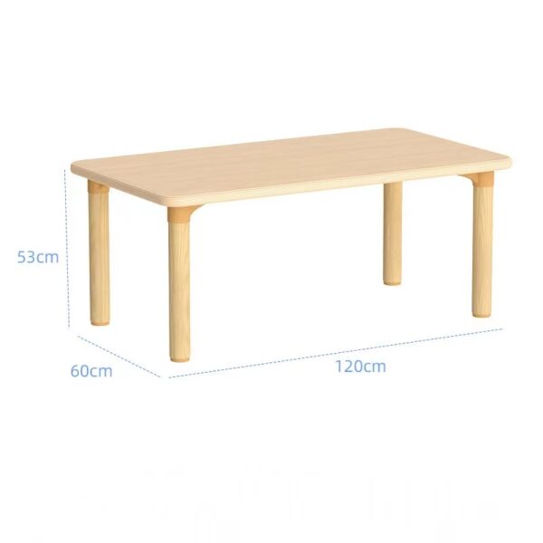 Wooden Timber Kids Table and Chair set