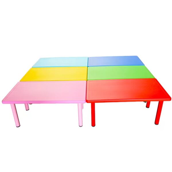 Kids Plastic Rectangular Table and Chair