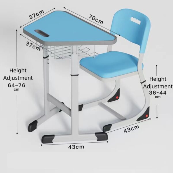 6-person Collaborative Group Table and Chair