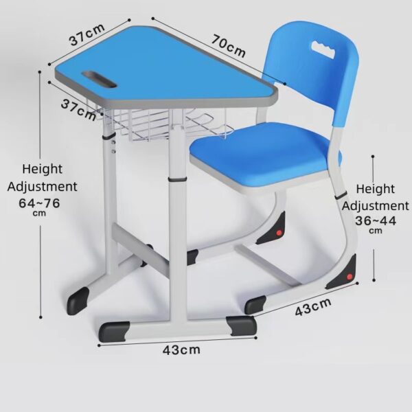 6-person Collaborative Group Table and Chair